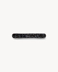 Midi Paris Barrette in Black Marble