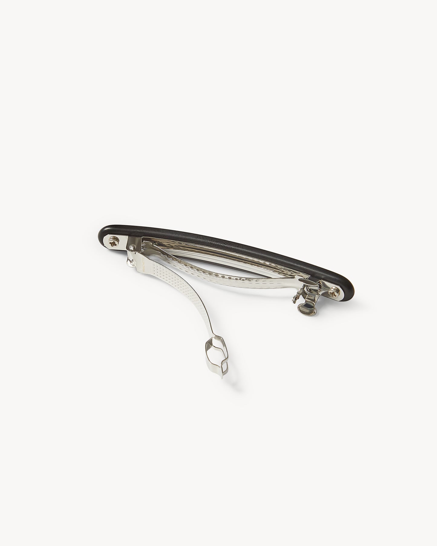 Midi Paris Barrette in Black Matte