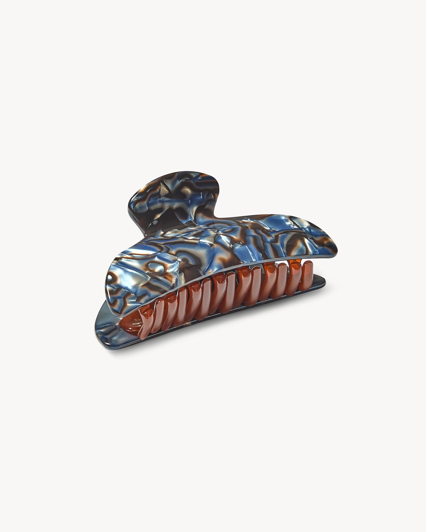 Midi Heirloom Claw in Blue Horn