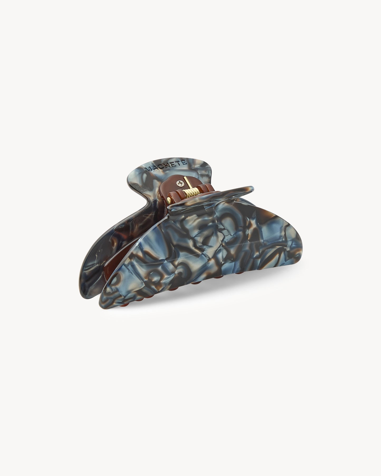 Midi Heirloom Claw in Blue Horn