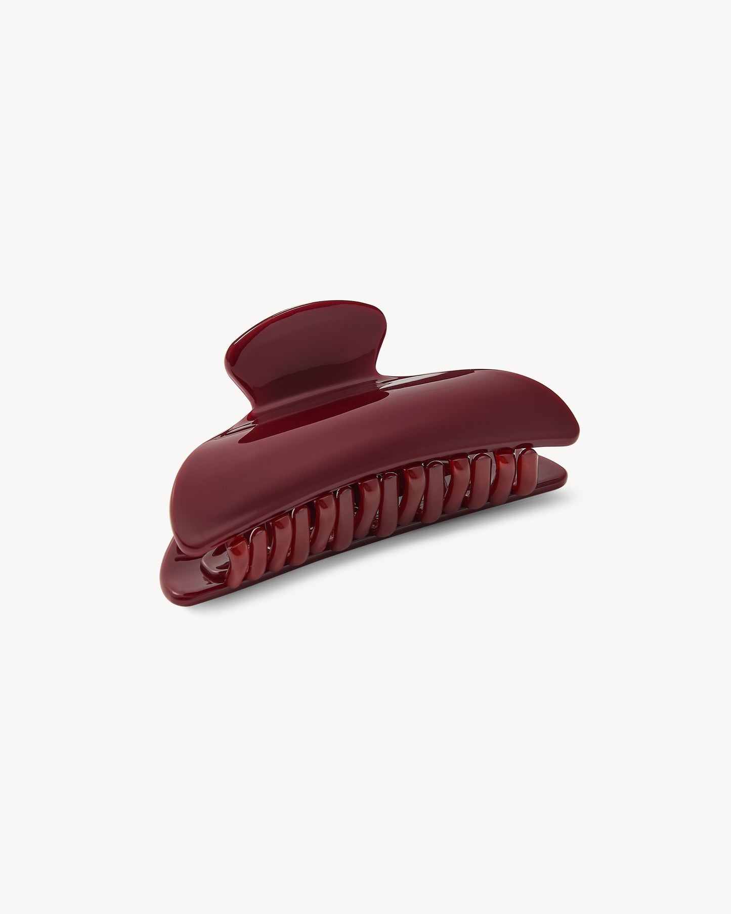 Midi Heirloom Claw in Oxblood