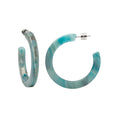 Midi Hoops in Jadeite