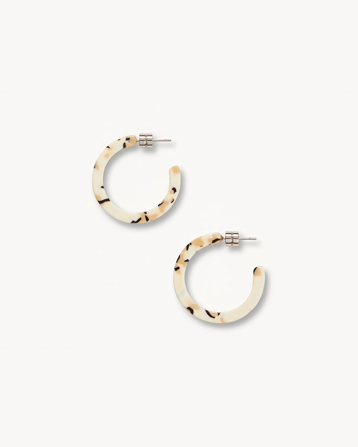 Mini Hoops in Terrazzo