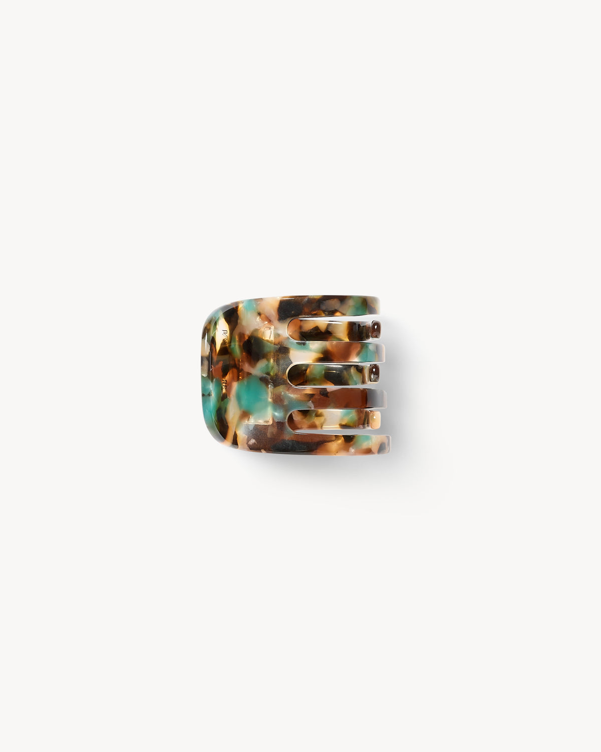 Mini Claw in Teal Tortoise