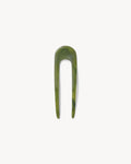 Mini French Hair Pin in Algae