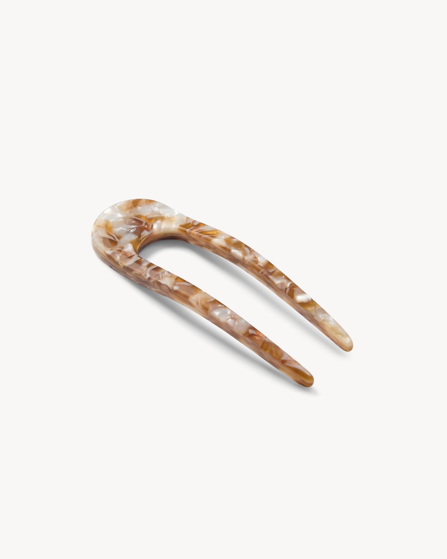 Mini French Hair Pin in Baja Tortoise
