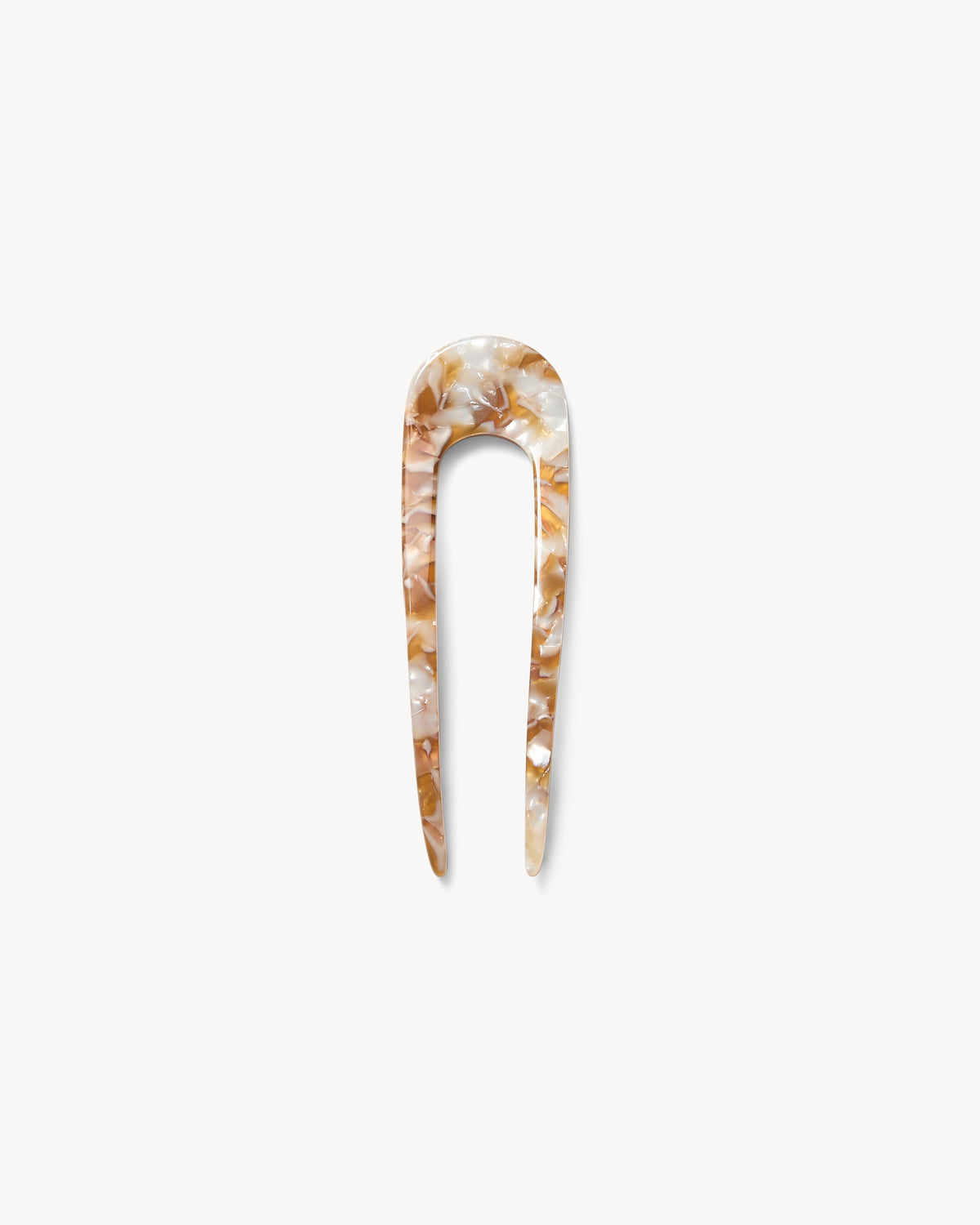 Mini French Hair Pin in Baja Tortoise