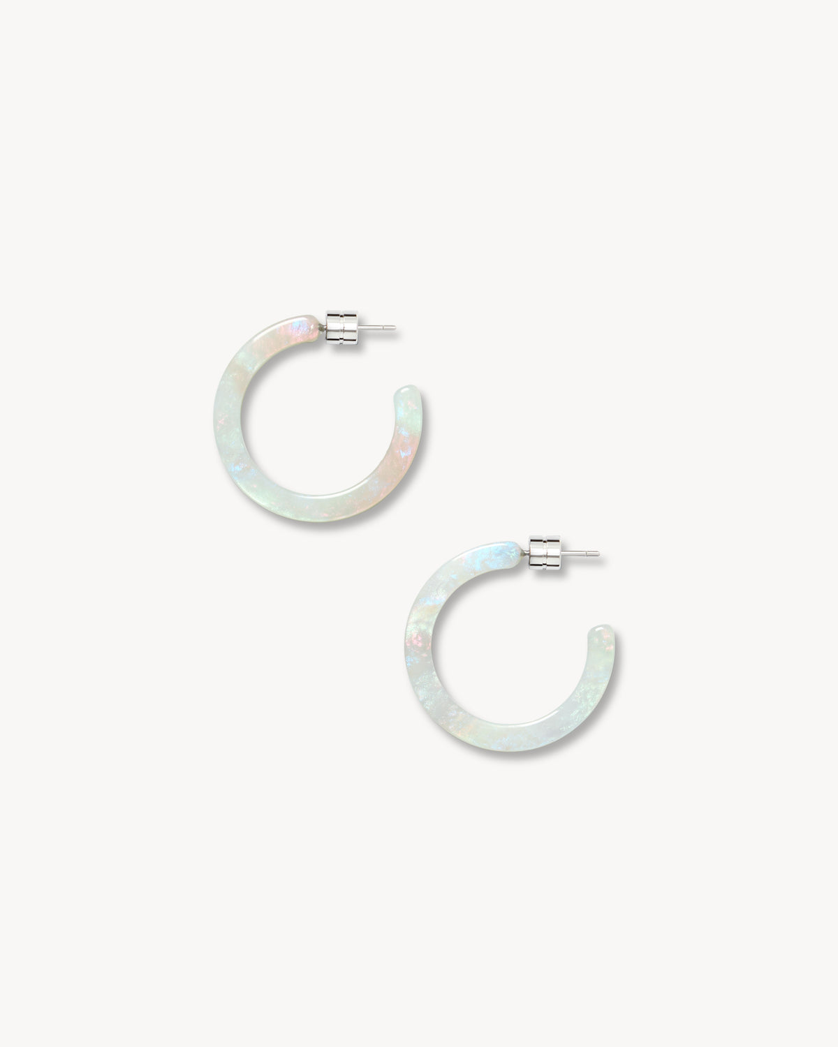 Mini Hoops in Astral Mint