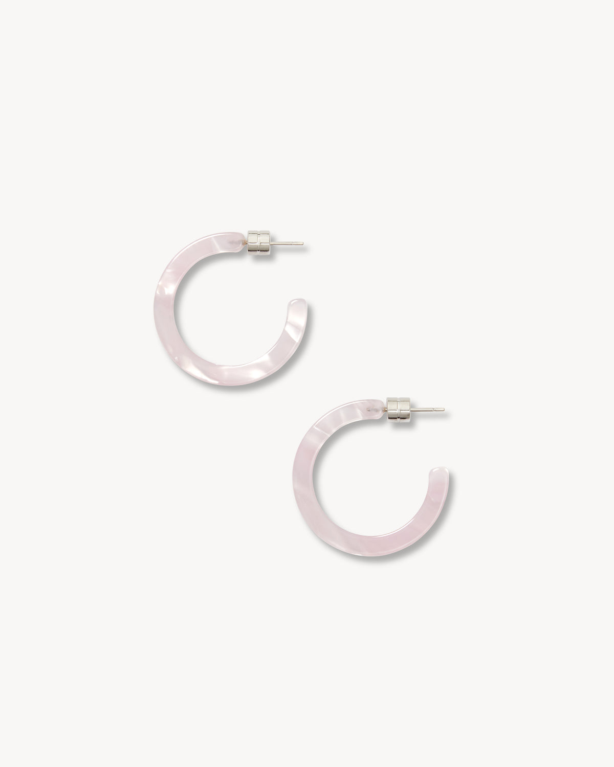 Mini Hoops in Pearl