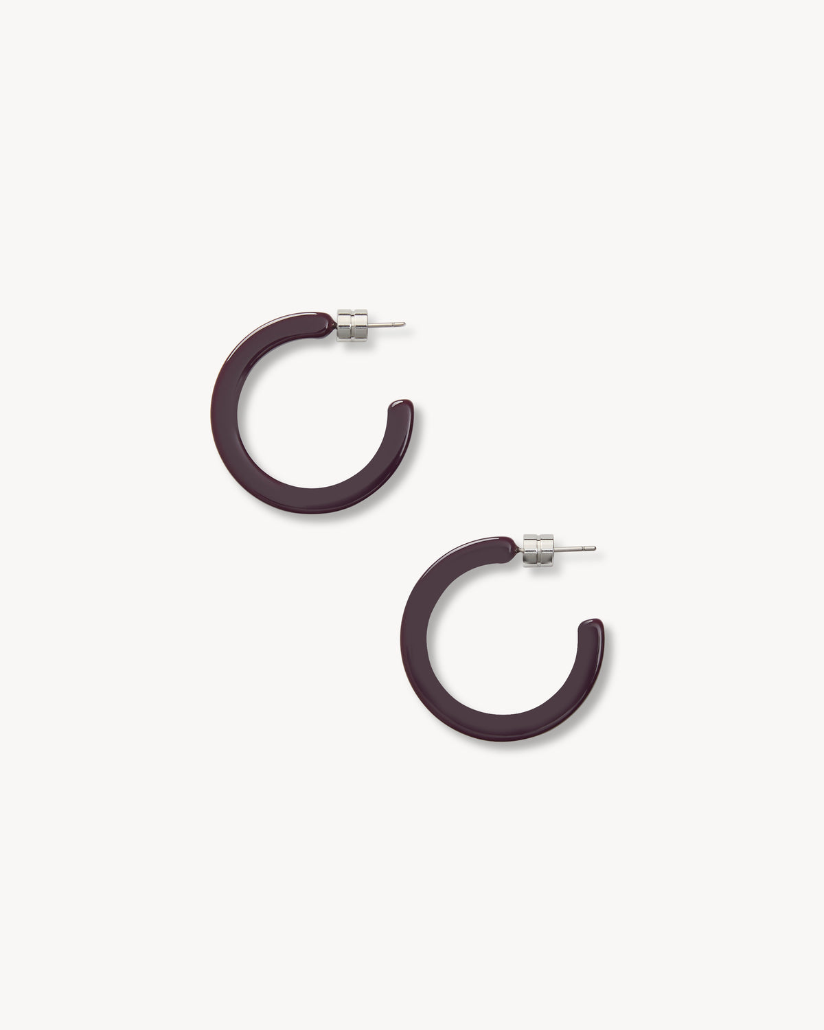 Mini Hoops in Royal Peony