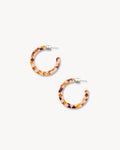 Mini Hoops in Tortoise Checker