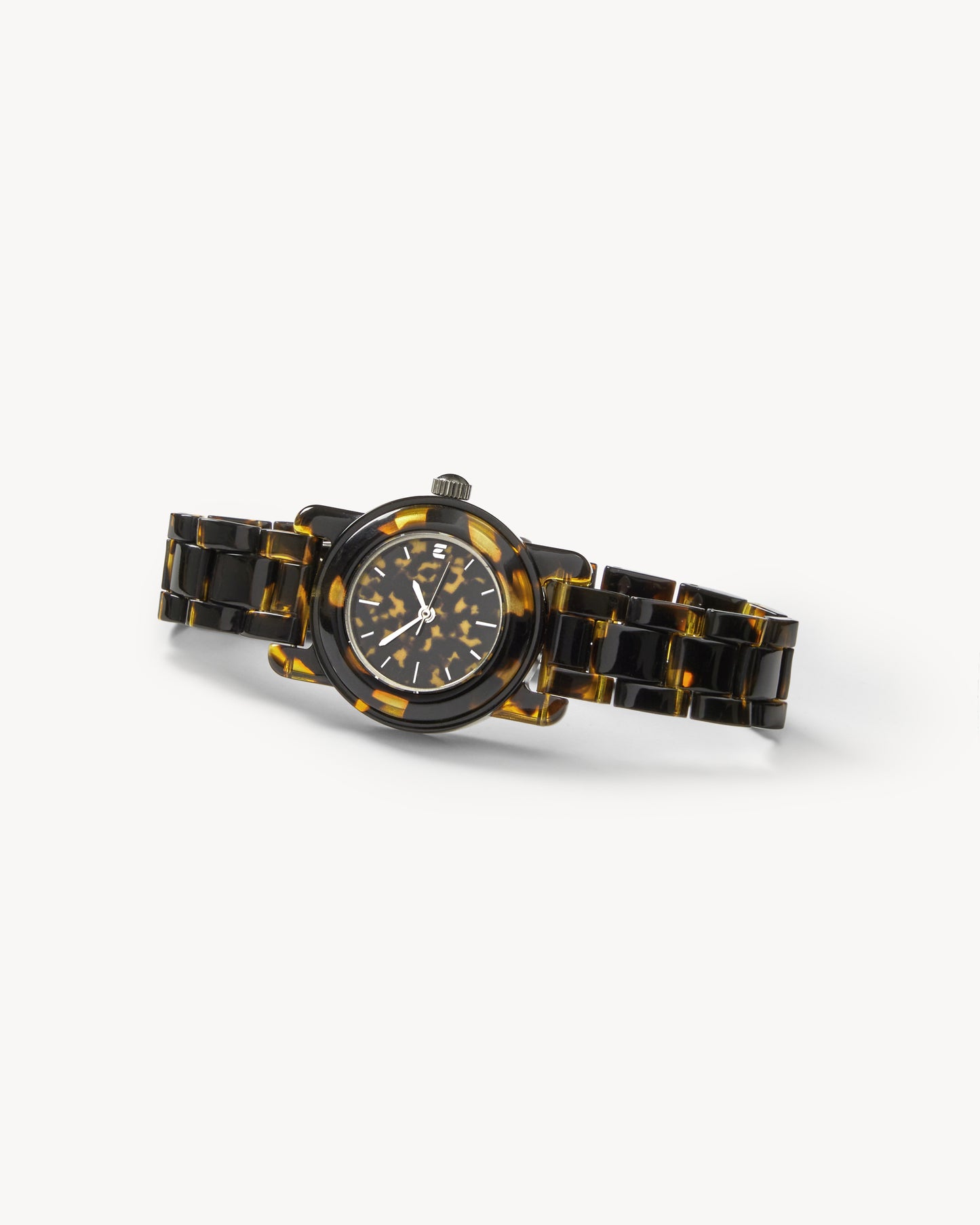 Mini Mono Watch in Dark Tortoise
