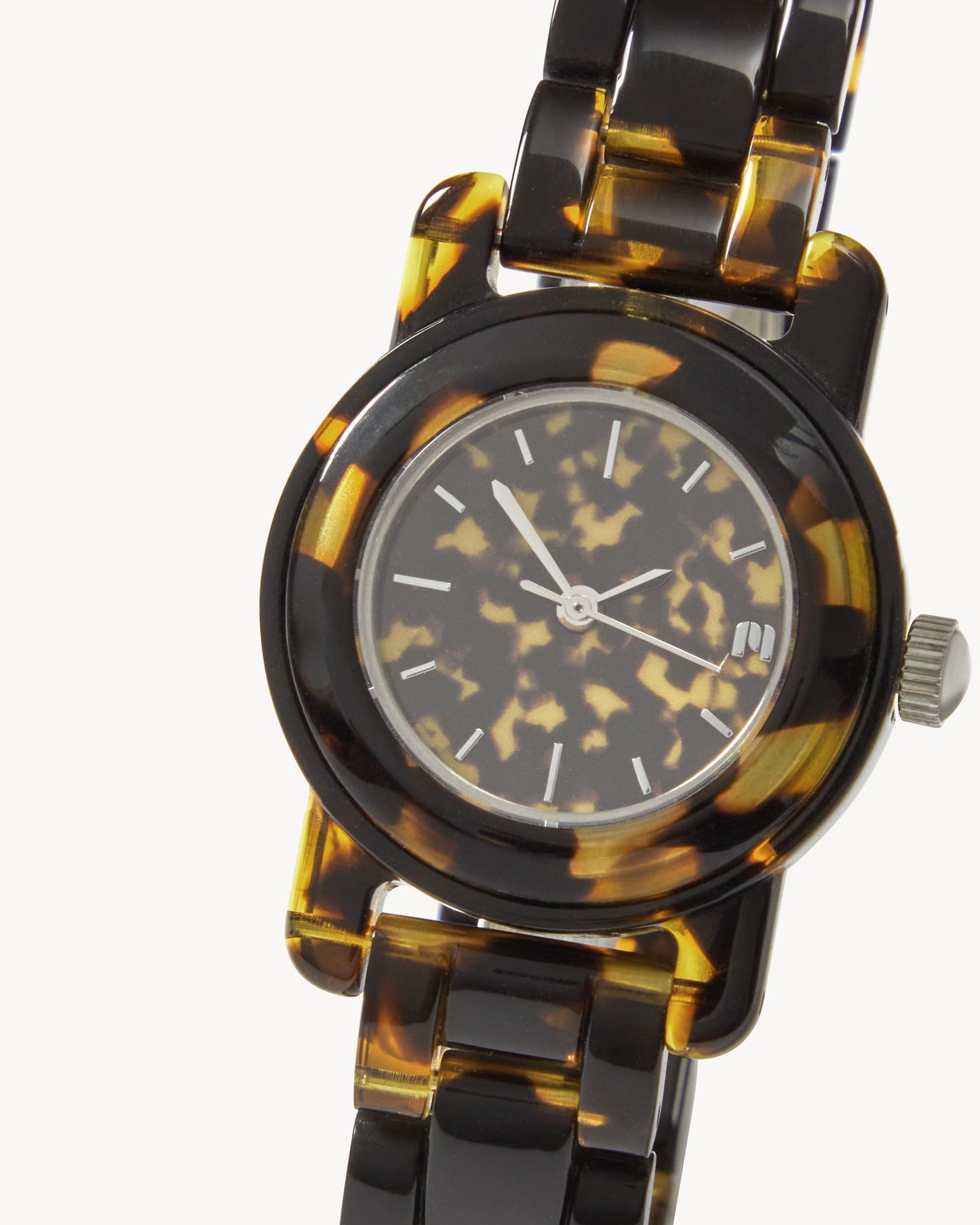 Mini Mono Watch in Dark Tortoise