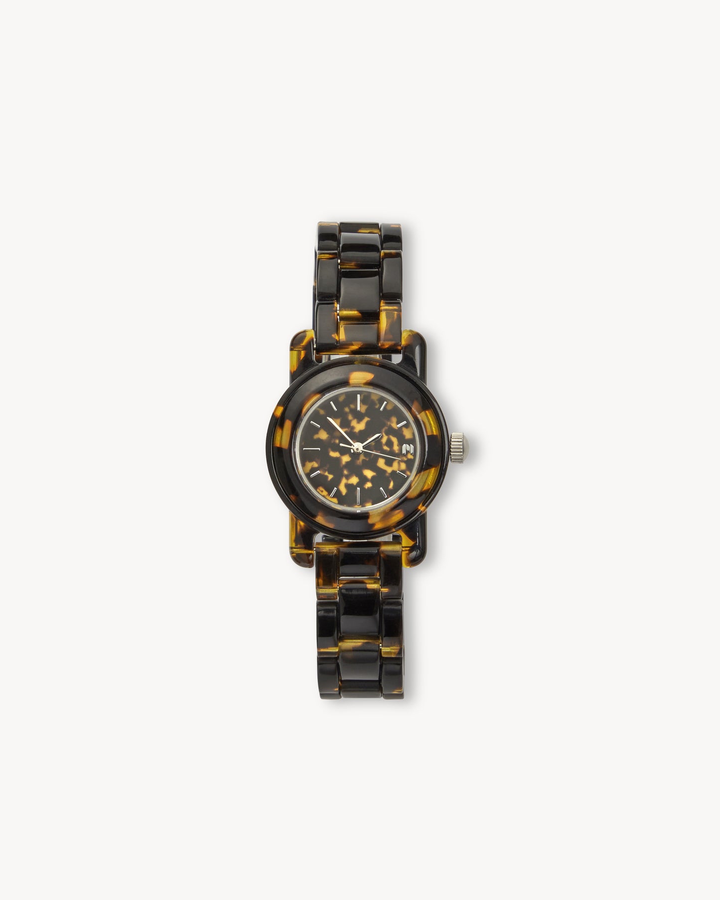 Mini Mono Watch in Dark Tortoise