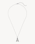 Monogram Necklace in Silver