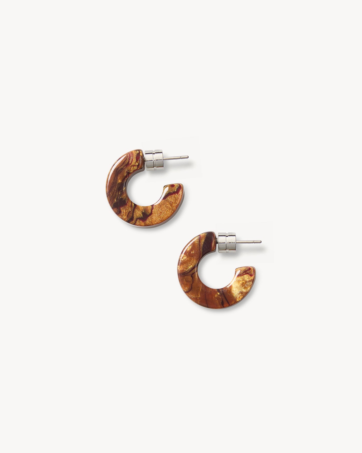 Muse Hoops in Bronze