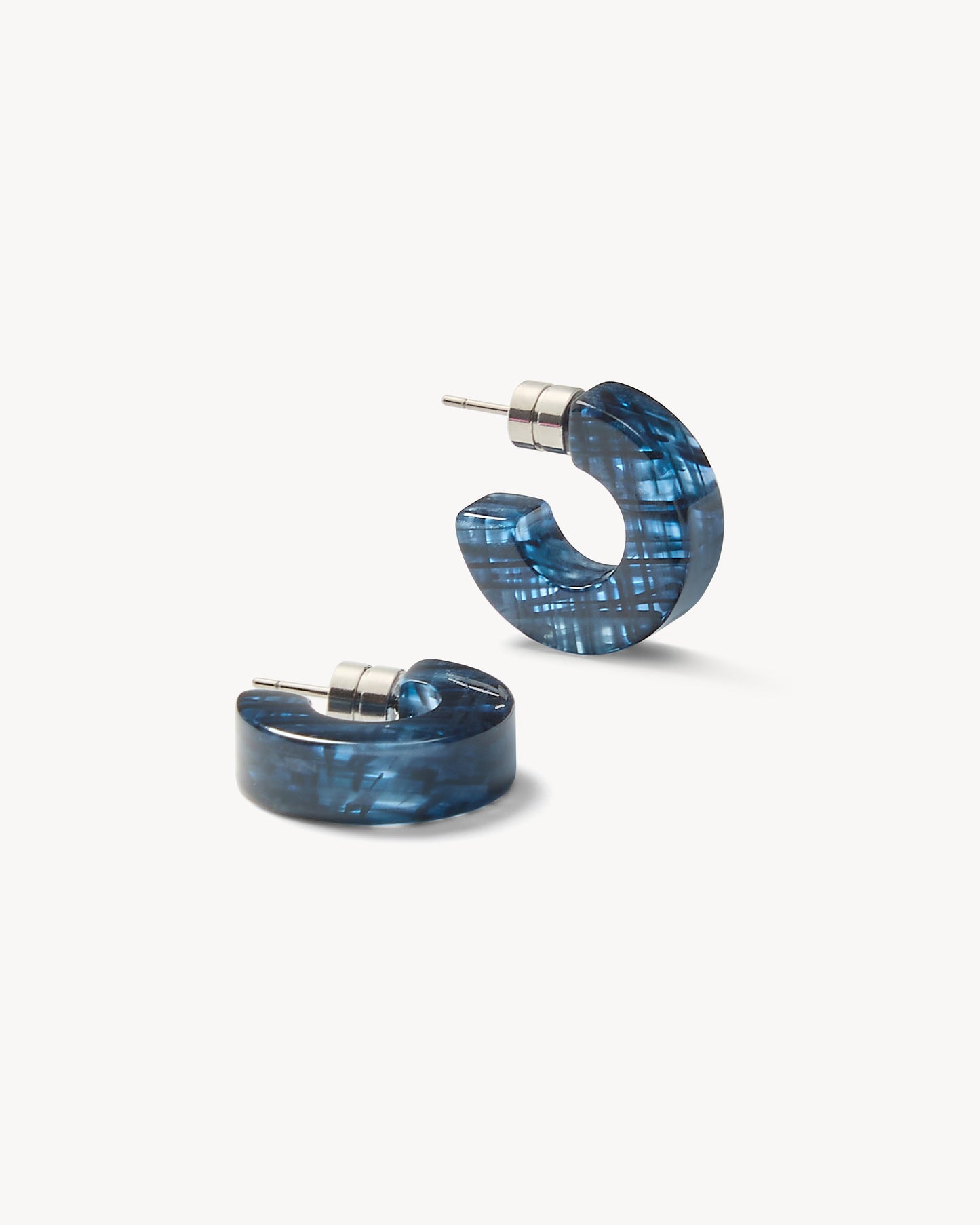Muse Hoops in Chambray