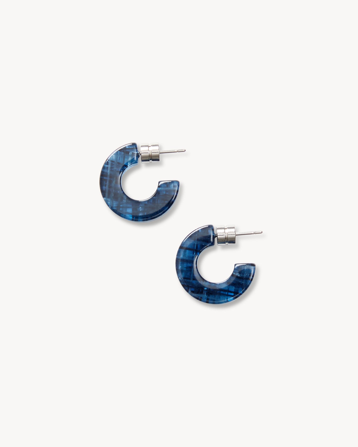 Muse Hoops in Chambray