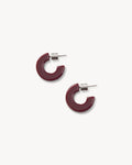 Muse Hoops in Oxblood
