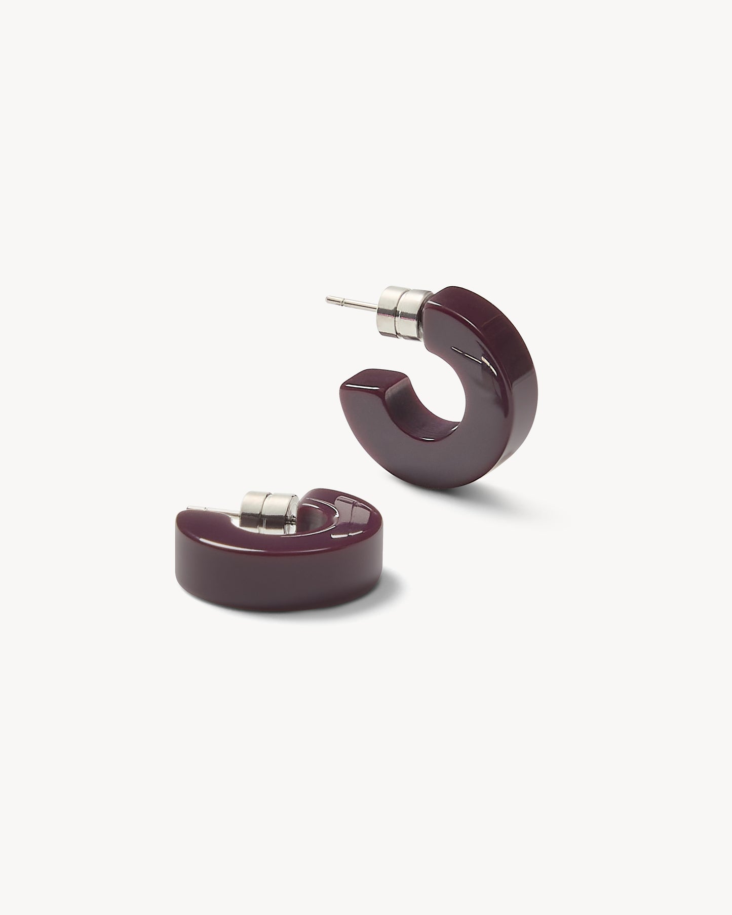 Muse Hoops in Royal Peony