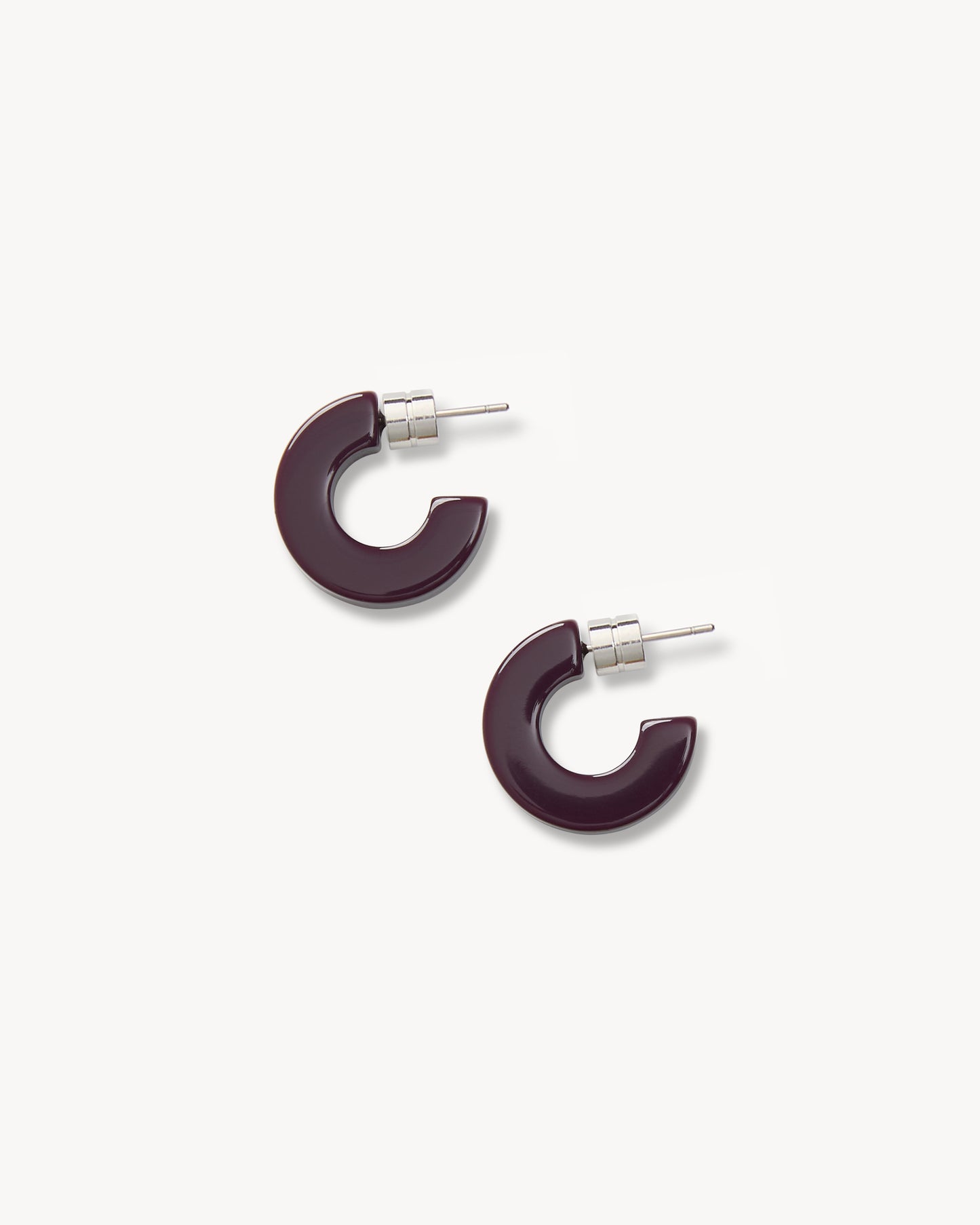 Muse Hoops in Royal Peony