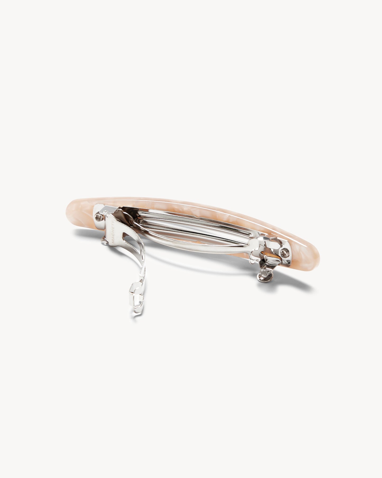 No. 1 Heirloom Barrette in Peach Shell