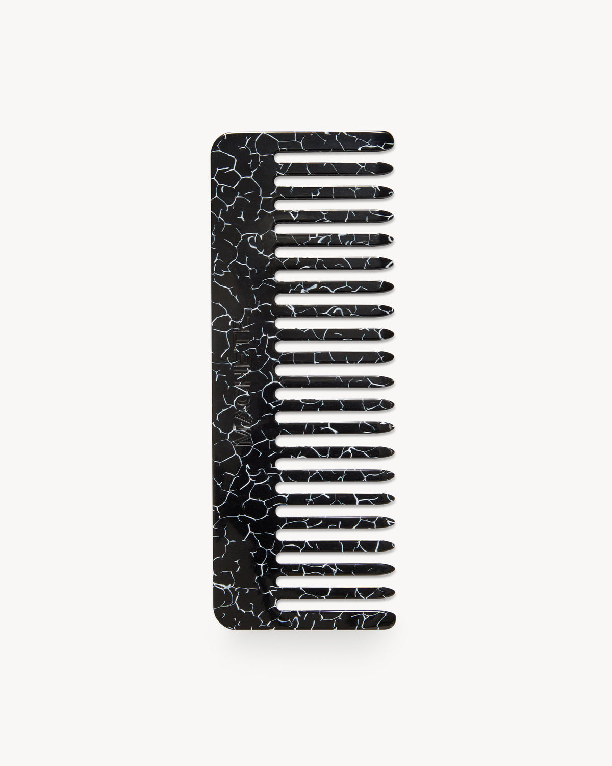 No. 2 Comb in Black Marble