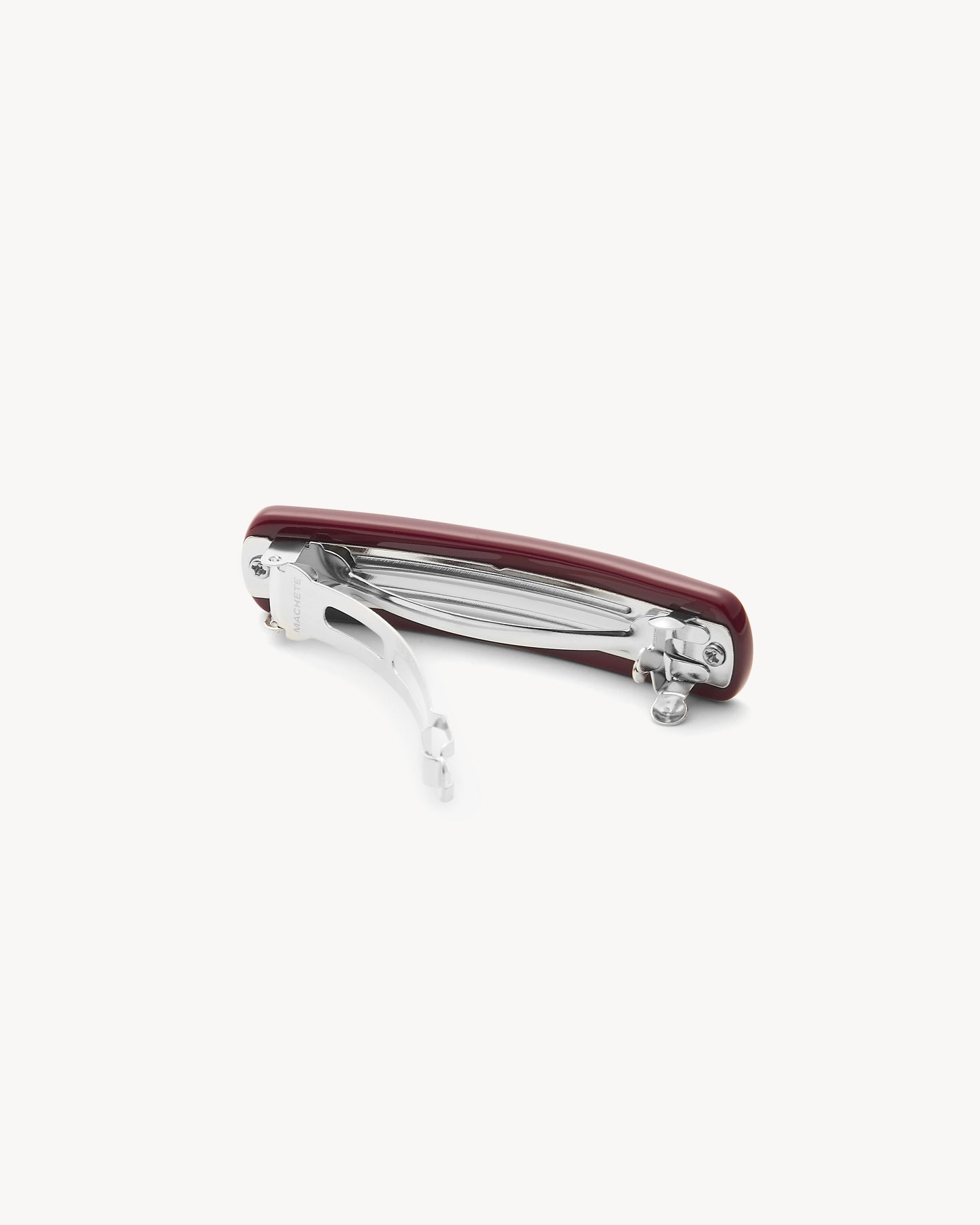 No. 3 Heirloom Barrette in Oxblood