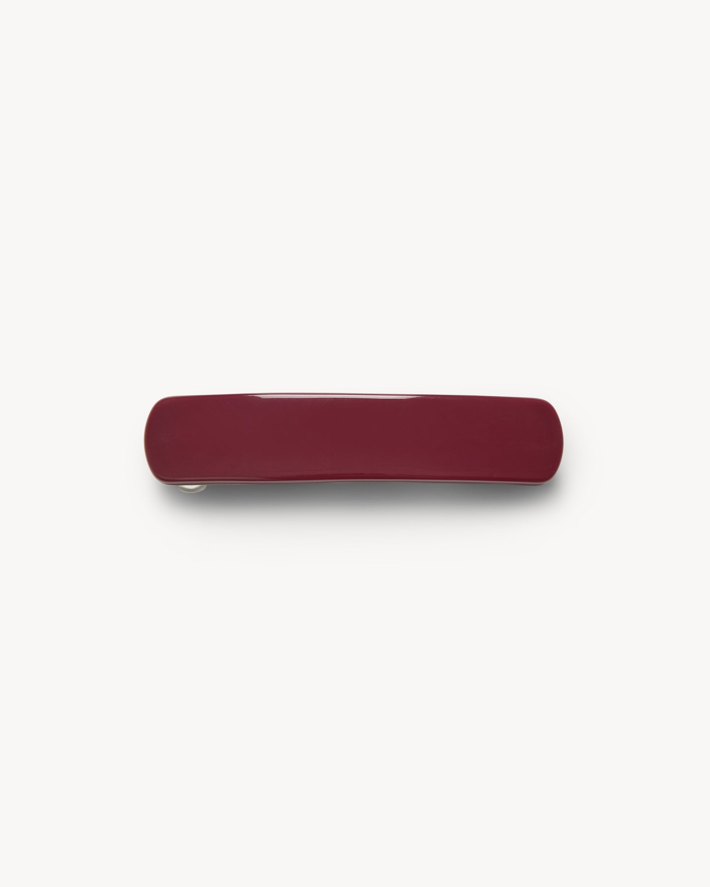 No. 3 Heirloom Barrette in Oxblood