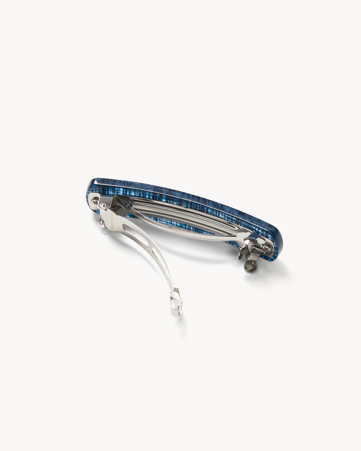 No. 3 Heirloom Barrette in Chambray