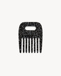 No. 4 Comb in Black Marble