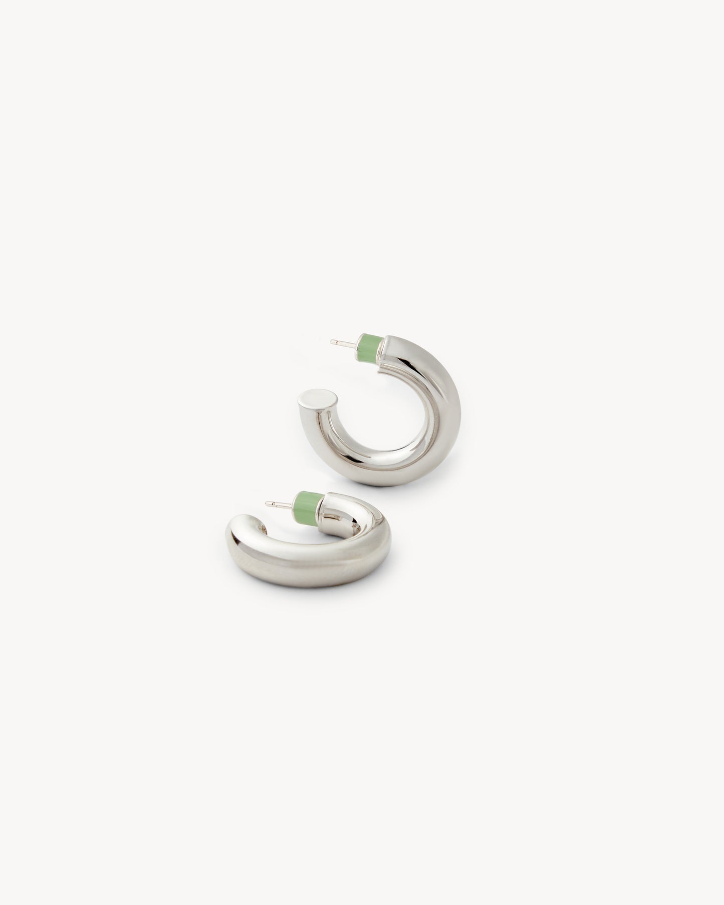.75" Perfect Hoops in Silver