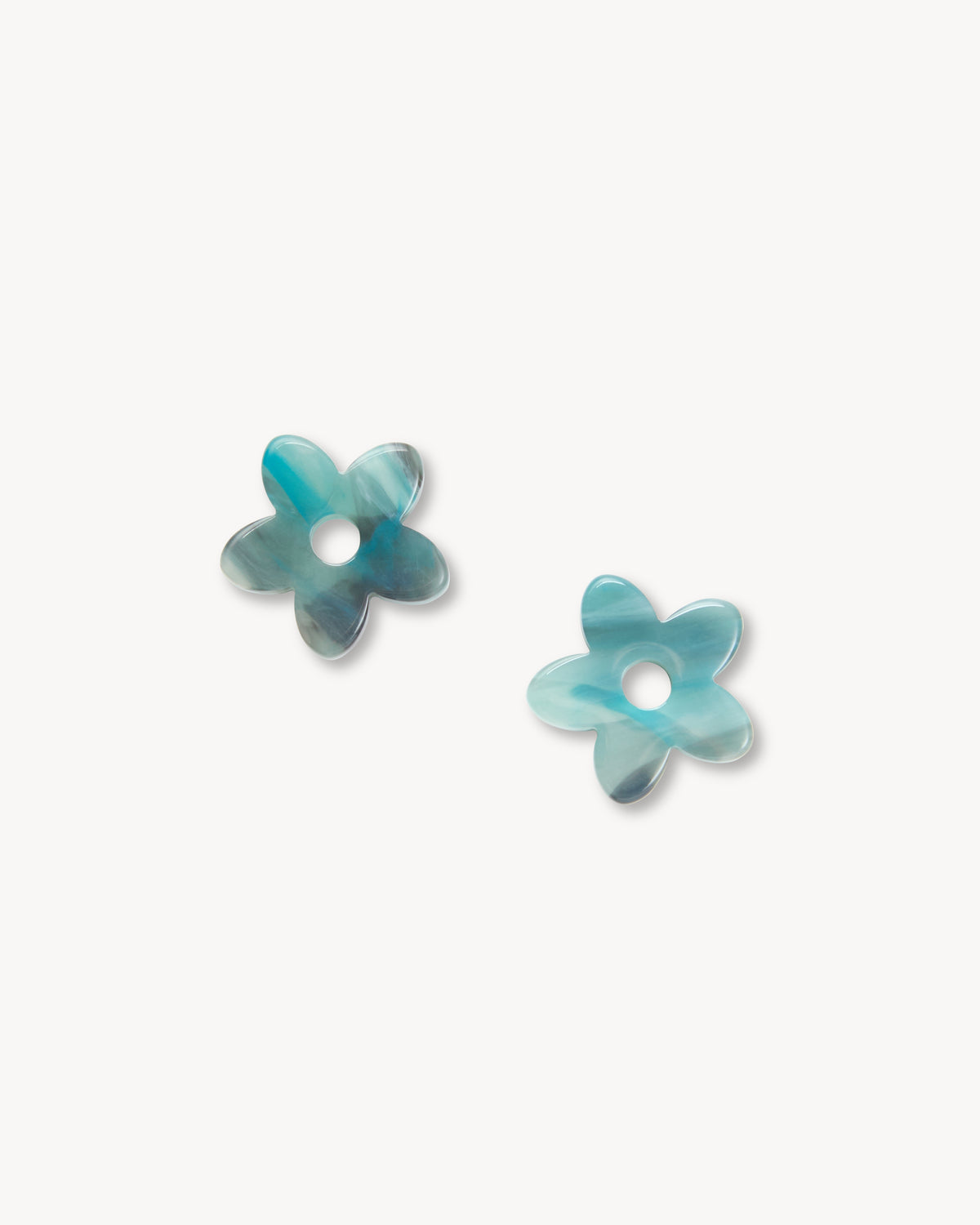 Petite Flower Charms in Jadeite