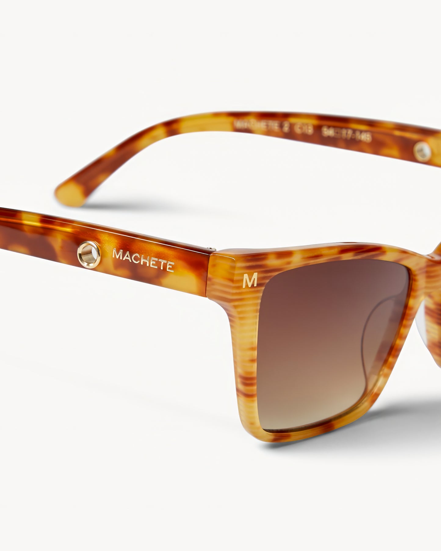 Sally Sunglasses in Light Tortoise Stripe