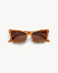 Sally Sunglasses in Light Tortoise Stripe