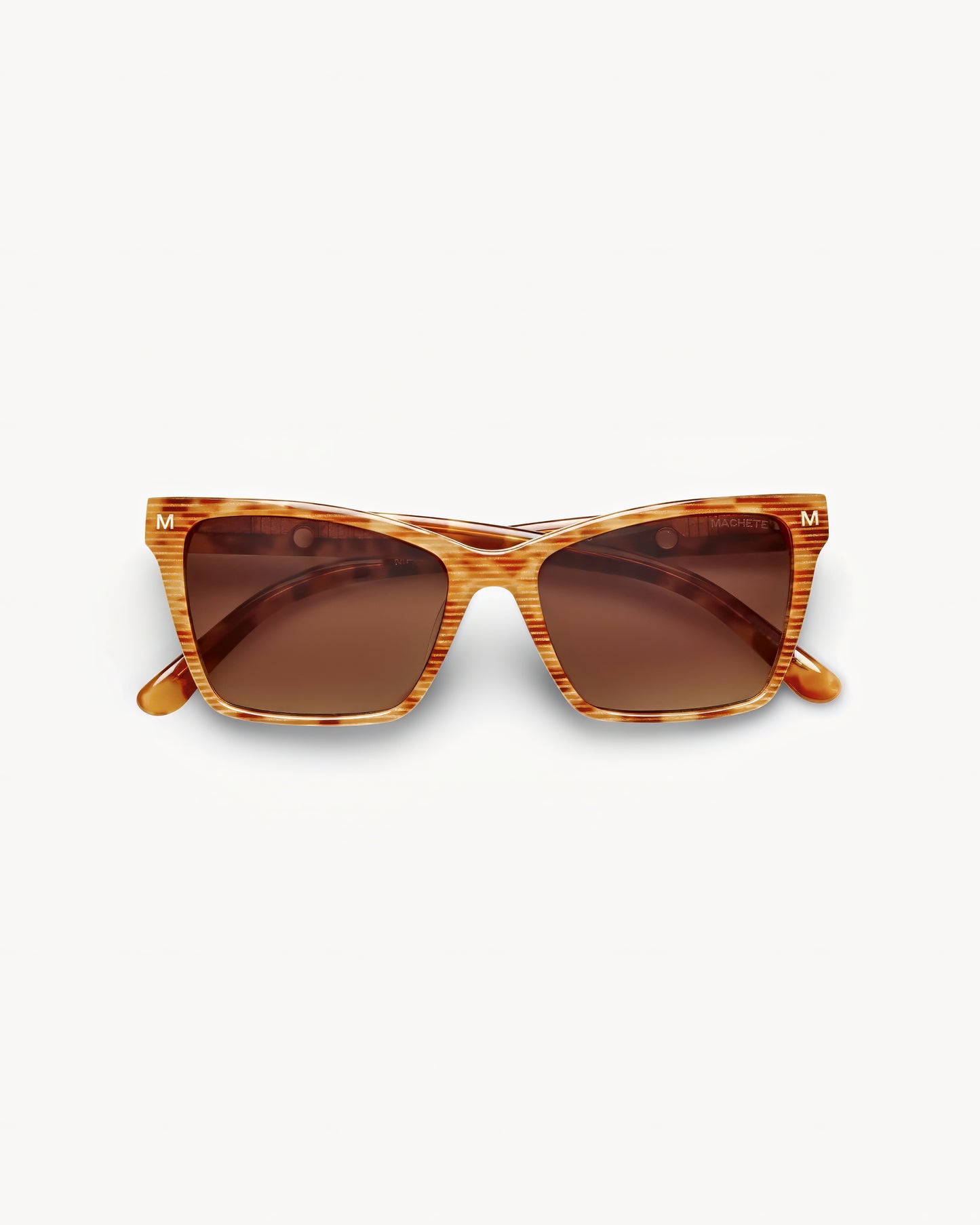 Sally Sunglasses in Light Tortoise Stripe