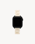 Skinny Apple Watch Band in White Shell