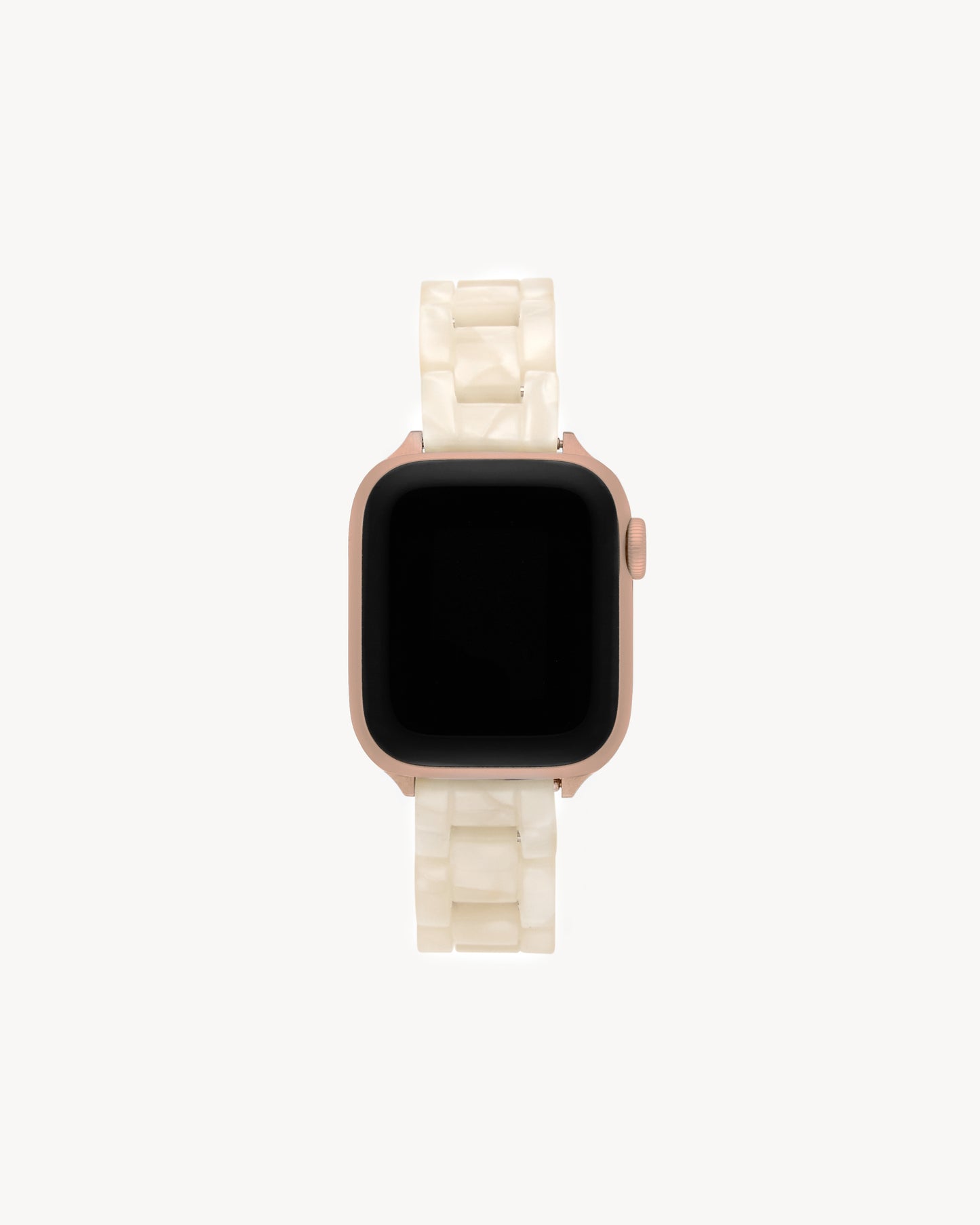 Skinny Apple Watch Band in White Shell
