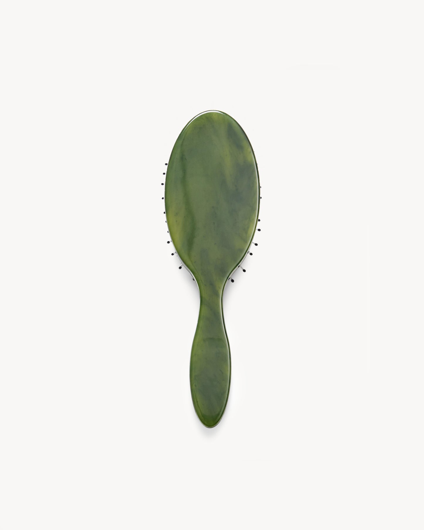Travel Hair Brush in Algae