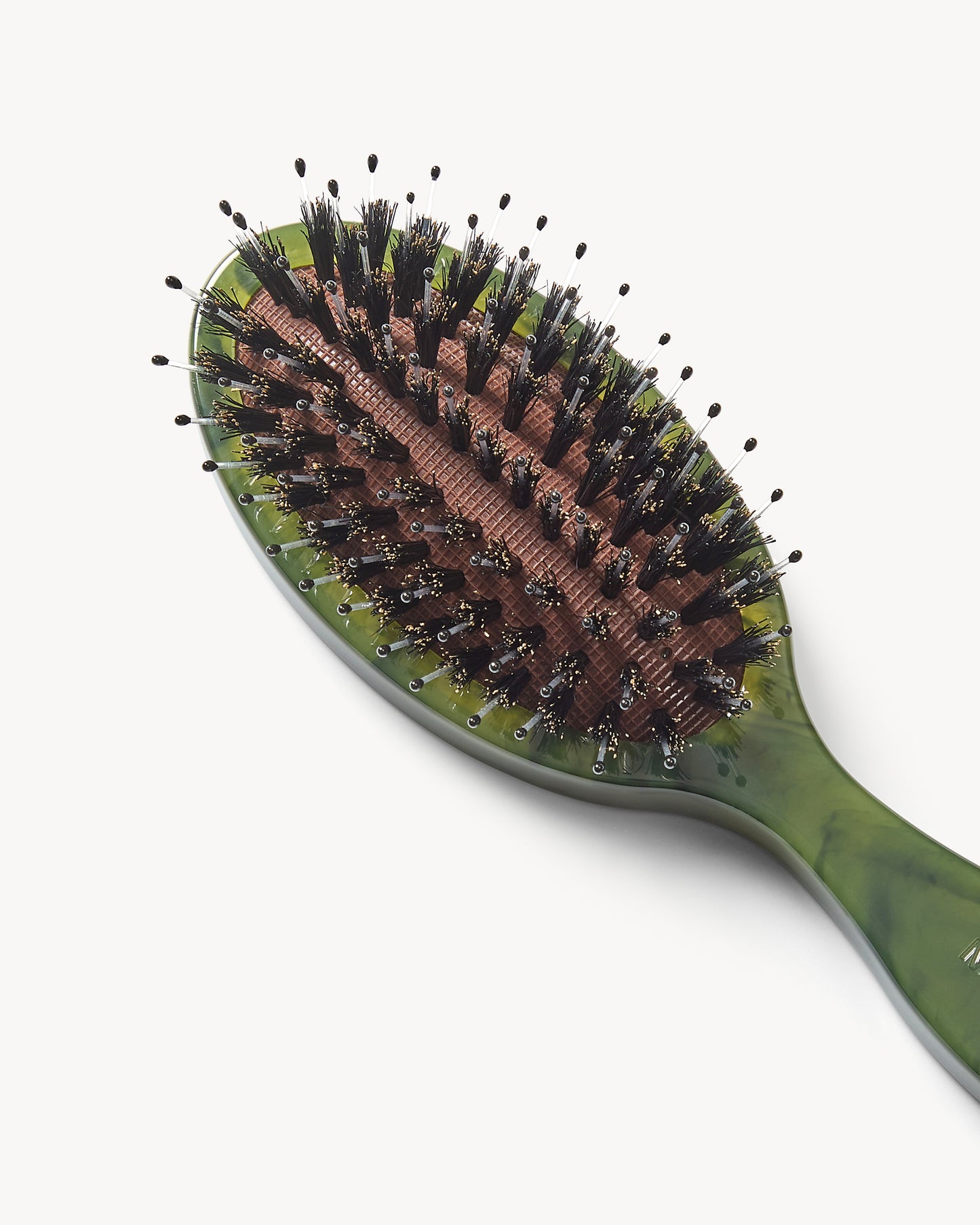 Travel Hair Brush in Algae