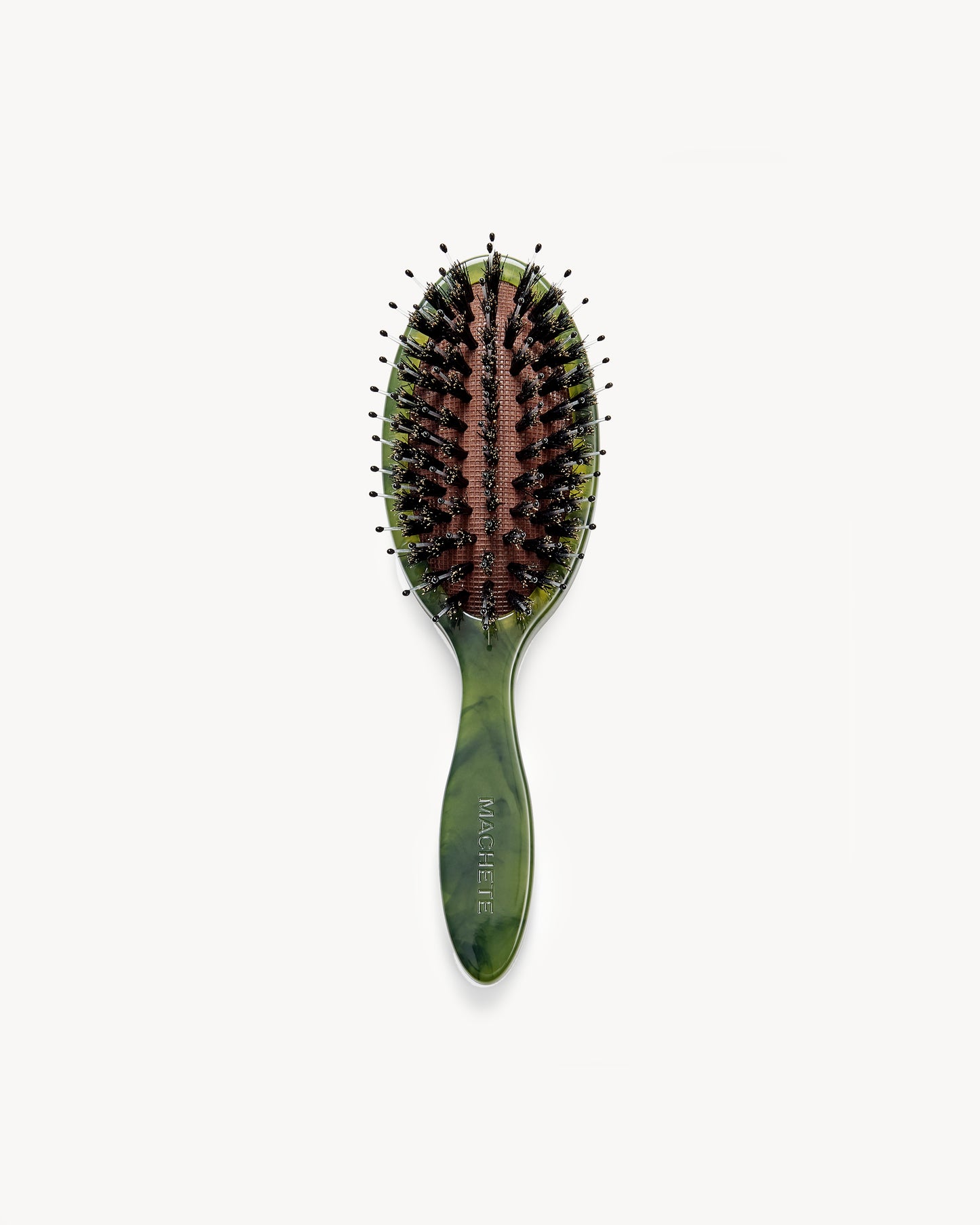 Travel Hair Brush in Algae