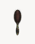 Travel Hair Brush in Green Tortoise