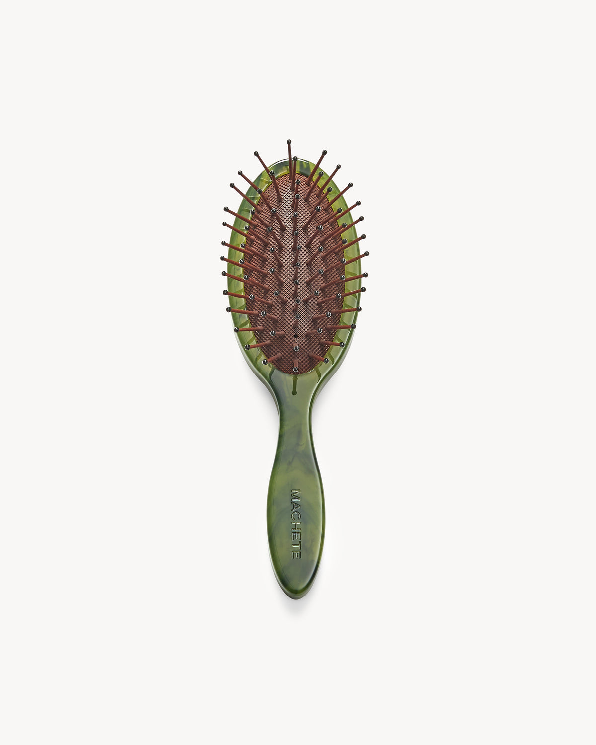 Travel Detangling Hair Brush in Algae