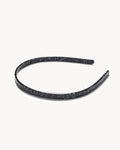Ultralight Thin Headband in Black Marble