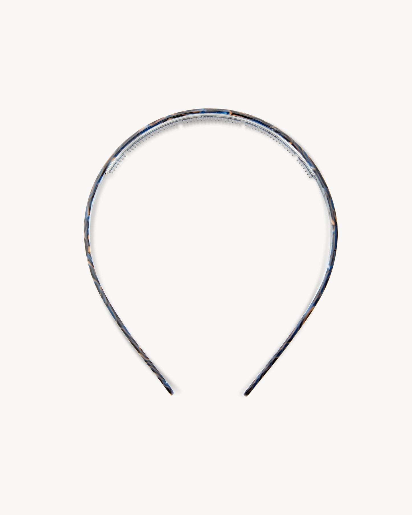 Ultralight Thin Headband in Blue Horn