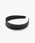 Wide Headband in Black Matte