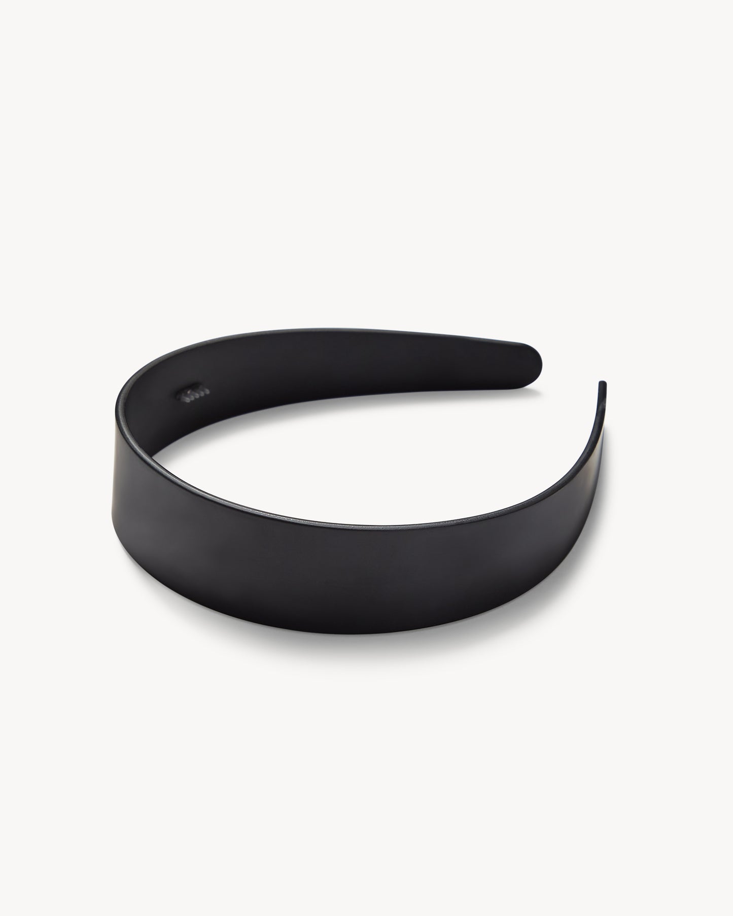 Wide Headband in Black Matte