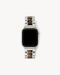 Boyfriend Apple Watch Band in Silver / Classic Tortoise