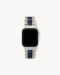 Boyfriend Apple Watch Band in Silver / Indigo