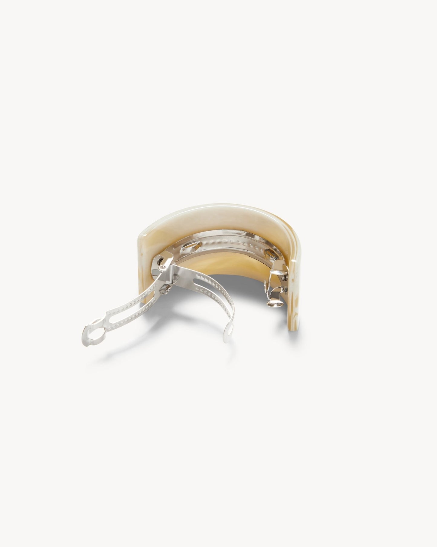 French Pony Barrette in Alabaster - MACHETE